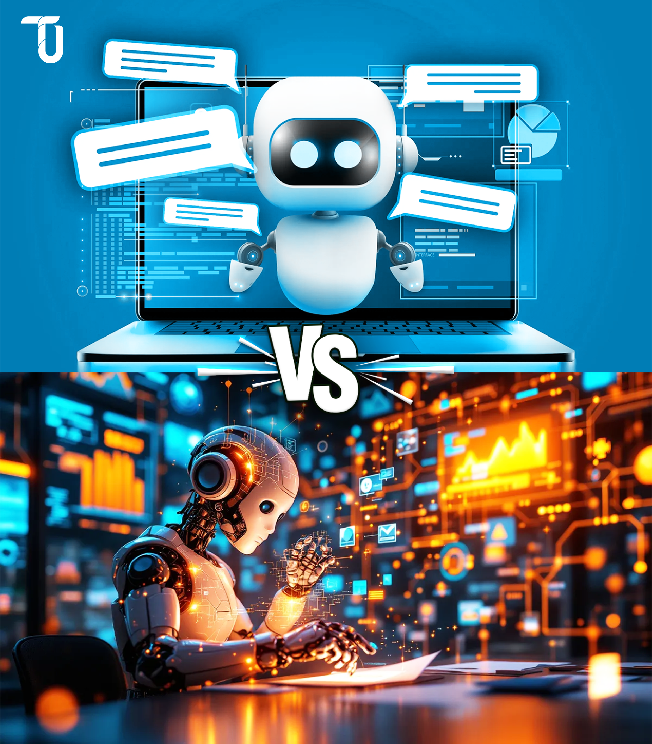 Difference between AI chatbots and AI agents