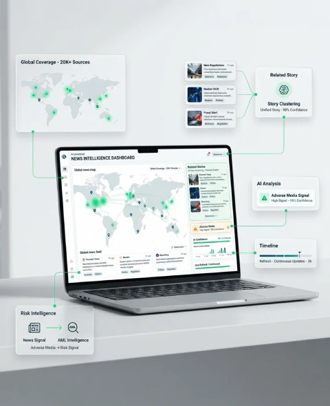 Real-time news aggregator platform