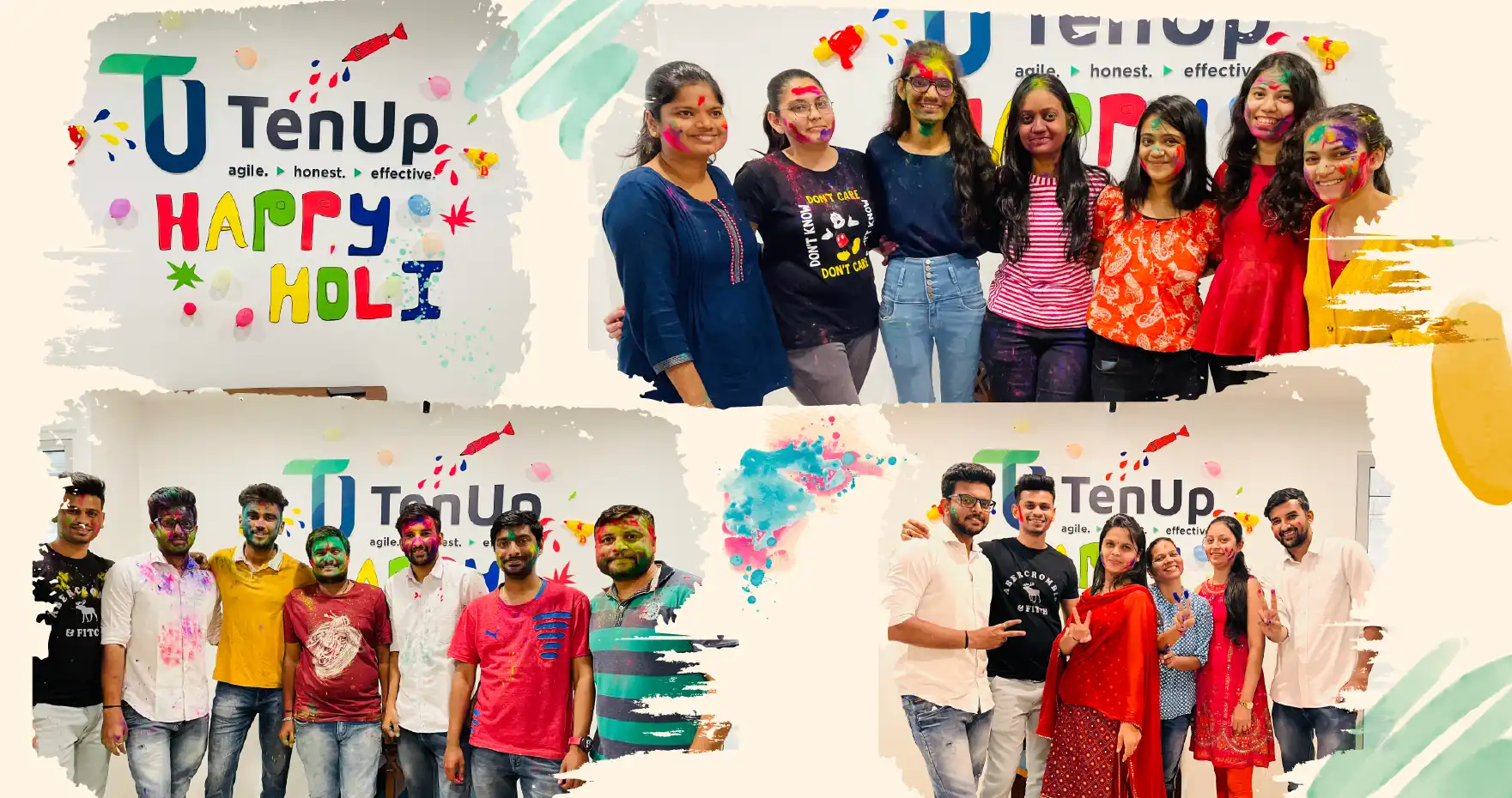 Holi Celebration at TenUp in 2022